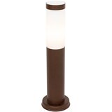 QAZQA Steber za zunanjo svetilko rjasto rjav z opalom 45 cm IP44 - Rox | Shoptok.si