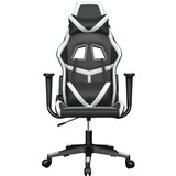  Igraća stolica od umjetne kože crno-bijela | shoptok.hr