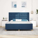  Postelja Modra 180x200 cm Tkanina, (22049239) | Shoptok.si