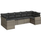  7-dijelni set vrtnih sofa sivi od poliratana | shoptok.hr