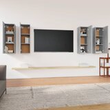 TV ormarići 4 kom boja hrasta 30,5x30x90 cm konstruirano drvo | Eponuda.ba