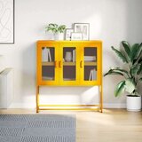 vidaXL Komoda boja senfa 100,5x39x107 cm hladno valjani čelik | shoptok.hr