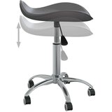  Vrtljiv jedilni stol sivo umetno usnje, (20812326) | Shoptok.si