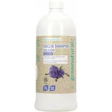 Greenatural 2u1 blagi šampon i gel za tuširanje s lanom i rižom - 1000 ml