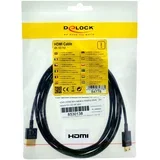 hdmi-hdmi mini kabel z mrežno pove. 2m črn 3D 4K slim 84778