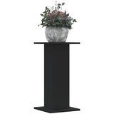vidaXL Stojalo za rastline 2 kosa črno 30x30x60 cm inženirski les | Shoptok.si