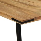 vidaXL Jedilna miza 140x70x75 cm trden mangov les | Shoptok.si
