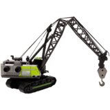 Metalni gusjeničar s dizalicom za igru 1:55 - crno/zeleni | shoptok.hr
