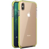  Futrola Spring clear TPU za Apple iPhone XS Max - Žuta KP8629 | Shoptok.si