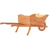  Sadilica s kolicima 128 x 45,5 x 43 cm od masivne jelovine | shoptok.hr