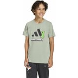 Adidas Majica za dečake J Mc Tr Tee KD6873, Kratki rukav, Svetlozelena Cene