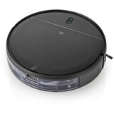 Nedis WIFIVCR001CBK - Pametan crni robotski usisivač sa mopom, Wi-Fi + daljinski upravljač | Eponuda.com