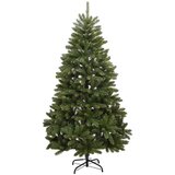 vidaXL Umestno božično drevo z LED lučmi Zelena 300 cm PVC in kovina | Shoptok.si
