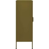 Ormarić za pohranu maslinasti 80 x 35 x 101 5 cm čelični | shoptok.hr