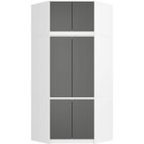 AKORD KOTNA OMARA S TOPOM S100 BELE / SIVE, (21713873) | Shoptok.si