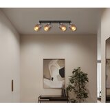 Globo 15560-4C - Spot svetiljka MILLEY 4xE27/40W/230V crna/bronza | Eponuda.com