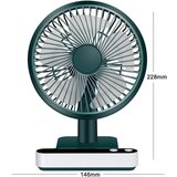 Venisymlis Ventilator S 4 Nastavitvami Hitrosti Majhen Ventilator, Namizni Ventilator Z Led Zaslonom, Osebni Ventilator Z Odstranljivo Rešetko, (22070319) | Shoptok.si