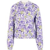 Pieces Pulover 'NORA' rumena / lila / bela | Shoptok.si