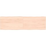 vidaXL Stolna ploča 140 x 40 x (2 - 4) cm od hrastovine sa živim rubom Cijene