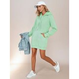 DStreet Bluza damska długa z kapturem oversize TIMMY miętowa | Shoptok.si