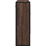  Kupaonski ormarić s ogledalom smeđi hrast 65x20x60 cm | shoptok.hr