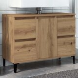 Ormarić za sudoper Artisan hrast 80x33x60 cm izrađeno drvo | shoptok.hr