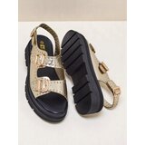 Resti Women's Thick Sole Sandals with Rhinestones Rocky Chic | Shoptok.si