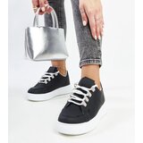Gemre Black Sneakers on Thick Sole Walida | Shoptok.si