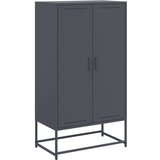 Maison Chic Visoka omara - Komoda - Predalnik antracit 68,5x38,5x123,5 cm jeklo, (21716720) | Shoptok.si