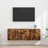 TV stenska omara 2 pcs Dimljeni oreh 59,5 x 31 x 40 cm, (5000092262) | Shoptok.si