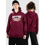 Thrasher Blood Bath Pulover s kapuco maroon | Shoptok.si
