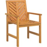  Vrtni set za objed 6 pcs Smeđa Srednja Masivno drvo | shoptok.hr