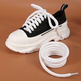 INF 140cm okrogle debele vezalke 2 para white, (21299660) Cene