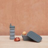 Liewood silikonski jedilni set za na pot jose sea blue/whale blue mix | Shoptok.si