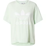 Adidas Majica pastelno zelena / bijela