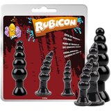  Set rebrastih analnih dilda, Crni Cene