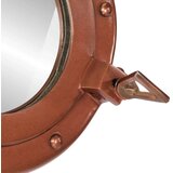  Zidno ogledalo Ø 38 cm od aluminija i stakla | shoptok.hr
