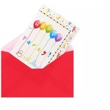  Happy Birthday party pozivnice sa omotnicama 6 kom | shoptok.hr