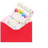  Vabilo z motivom balonov - 6 kos | Shoptok.si