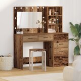 vidaXL Set od 2 Staro drvo Drvo Staro drvo Rustikalni visoki ormarić | shoptok.hr