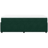 Box spring krevet s madracem tamnozeleni 90x200 cm baršunasti | shoptok.hr