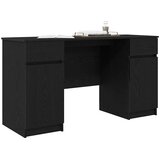  Stol s ladicama Crni hrast 140 x 49 x 76 cm Konstruirano drvo | shoptok.hr