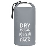 INF Oranžna vodoodporna torba - 10L suha torba za ramo Grey, (22107863) | Shoptok.si