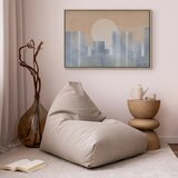  Slika - Modern City (1 Part) Wide - Second Variant 120x80 U prirodnom drvenom okviru | shoptok.hr
