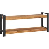  Klupa od masivne tikovine 120 cm - Crna 120 cm | shoptok.hr