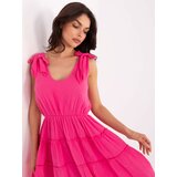 Italy Moda Dress-MI-SK-92179.14-dark pink | Shoptok.si