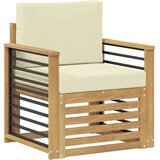  Set vanjskih sofa Poliester Bijela - Bijela i krem Ravni | shoptok.hr