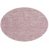Tiseco Home Studio Roza-vijoličen pogrinjek Oval, 46 x 33 cm