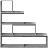vidaXL Pregrada/regal za knjige 4razina sonoma 143,5x29x143,5cm drveni | shoptok.hr