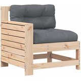  Vrtna sofa s naslonom za ruke i jastukom od masivne borovine | shoptok.hr